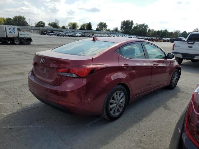  HYUNDAI ELANTRA 2015 Czerwony