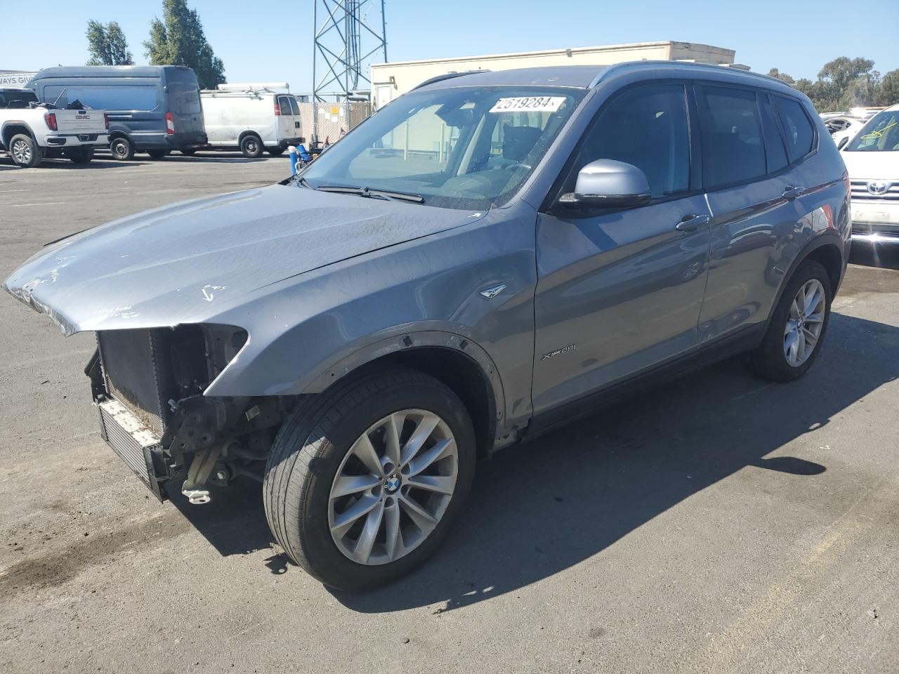 VIN 5UXWX9C57G0D90981 2016 BMW X3 no.1