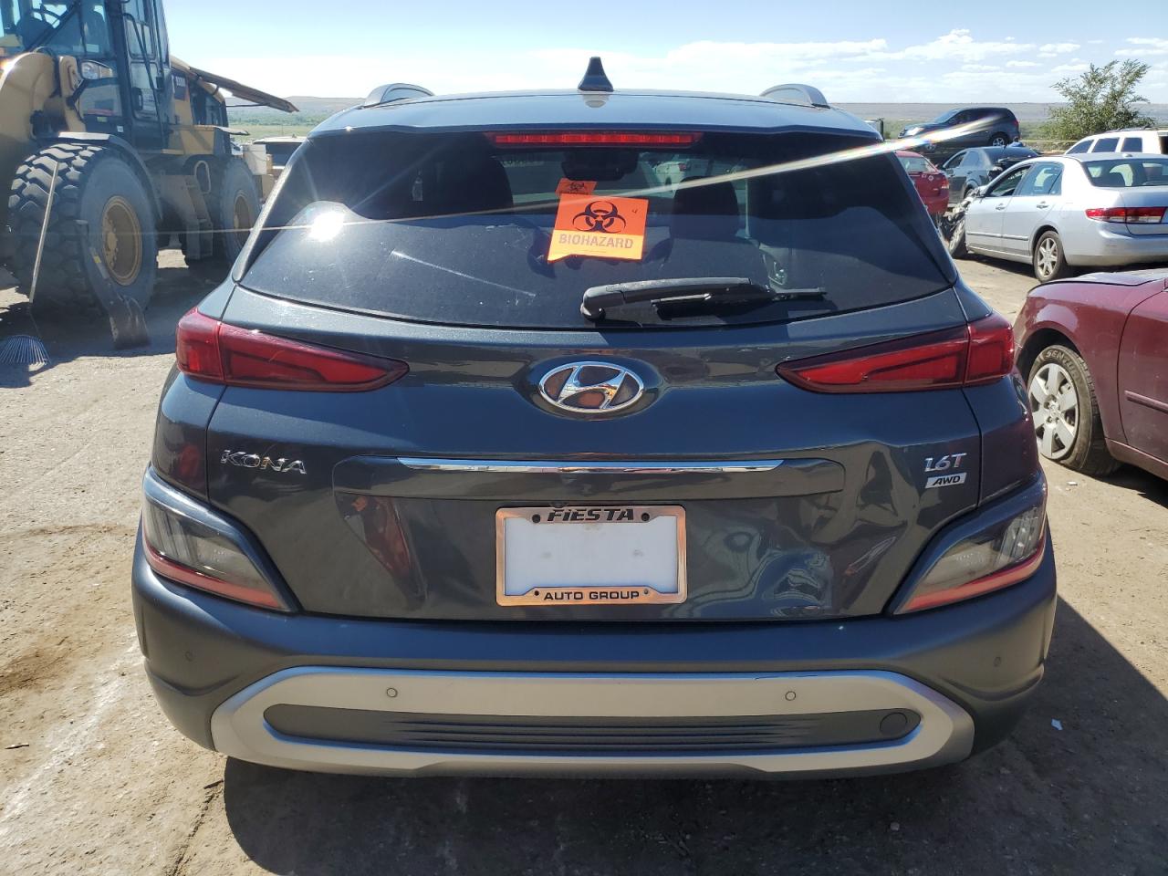 2022 Hyundai Kona Limited VIN: KM8K5CA37NU823623 Lot: 69387784