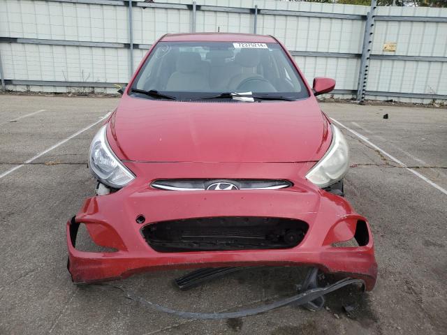  HYUNDAI ACCENT 2016 Red