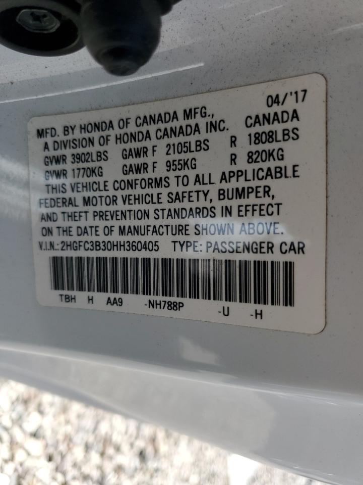 2HGFC3B30HH360405 2017 Honda Civic Ex 2HGFC3B30HH360405 2017 Honda Civic Ex