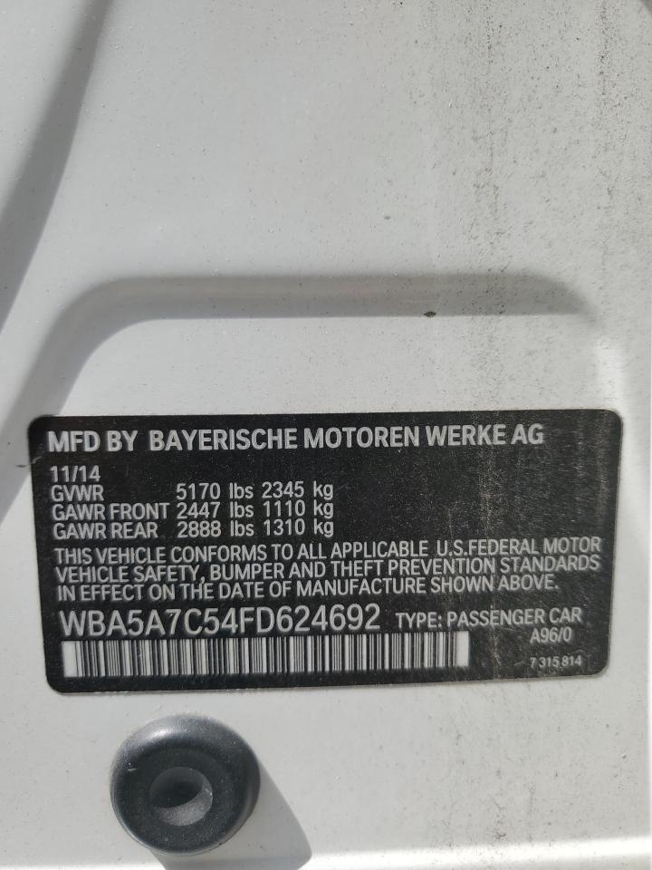 WBA5A7C54FD624692 2015 BMW 528 Xi