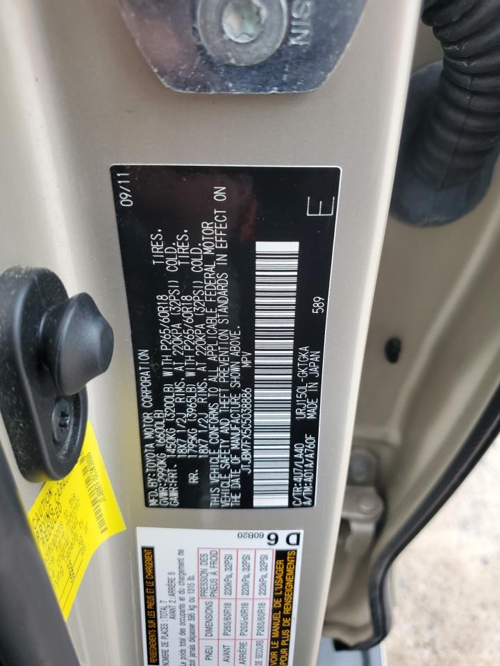 JTJBM7FX5C5038886 2012 Lexus Gx 460