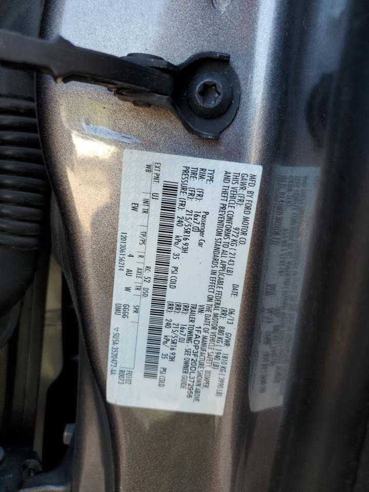 1FADP3F20DL372956 2013 Ford Focus Se