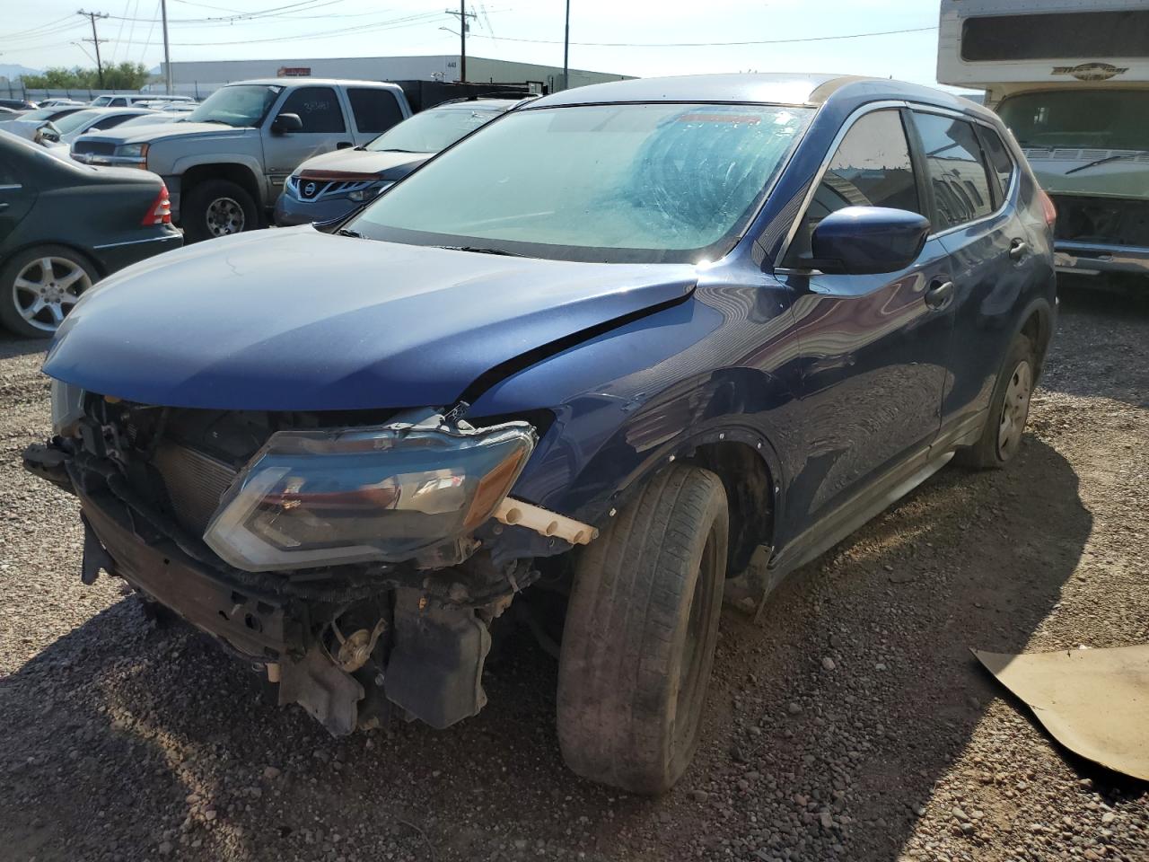 2017 Nissan Rogue S VIN: 5N1AT2MT3HC844891 Lot: 81665323