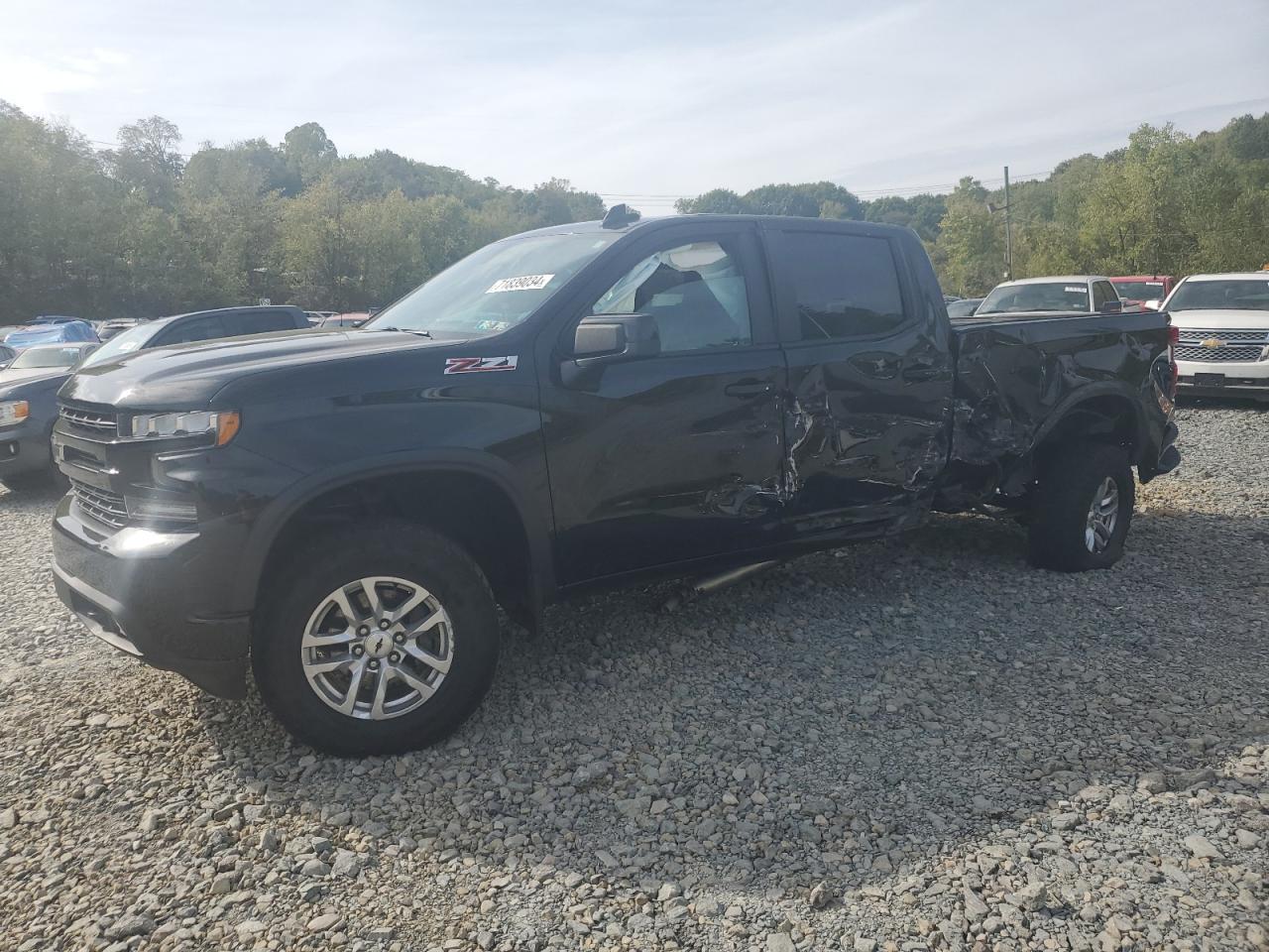 2021 Chevrolet Silverado K1500 Rst VIN: 1GCUYEEDXMZ317255 Lot: 71839034