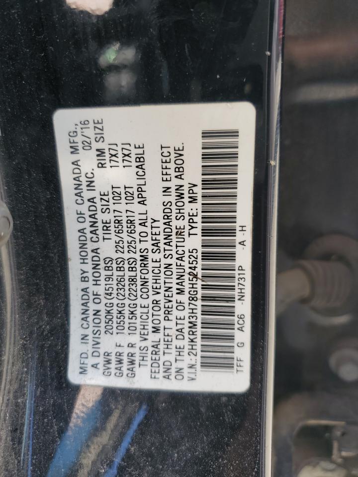 2HKRM3H78GH524525 2016 Honda Cr-V Exl