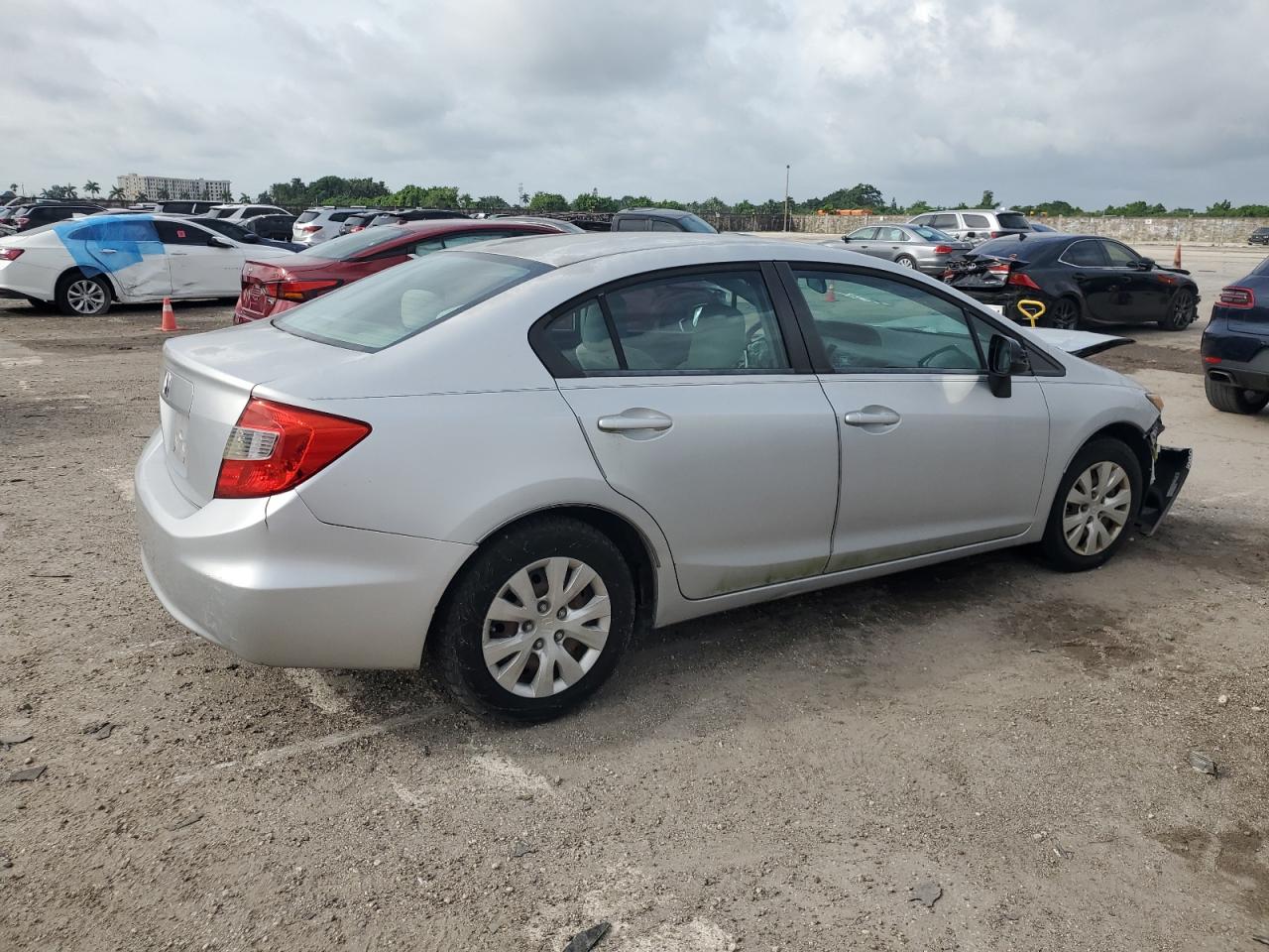 2012 Honda Civic Lx VIN: 2HGFB2F57CH573935 Lot: 73376444