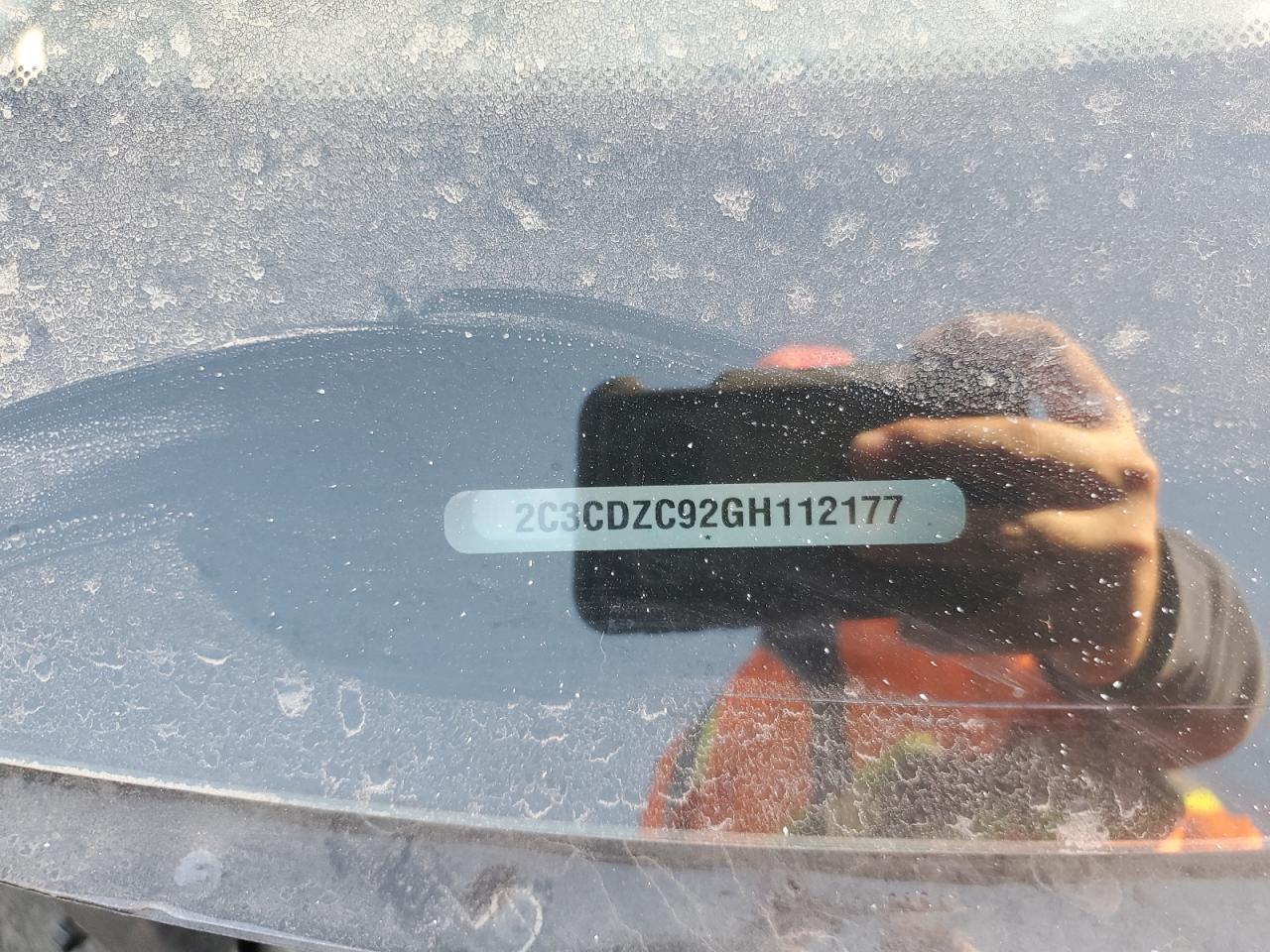 2016 Dodge Challenger Srt Hellcat VIN: 2C3CDZC92GH112177 Lot: 72412784