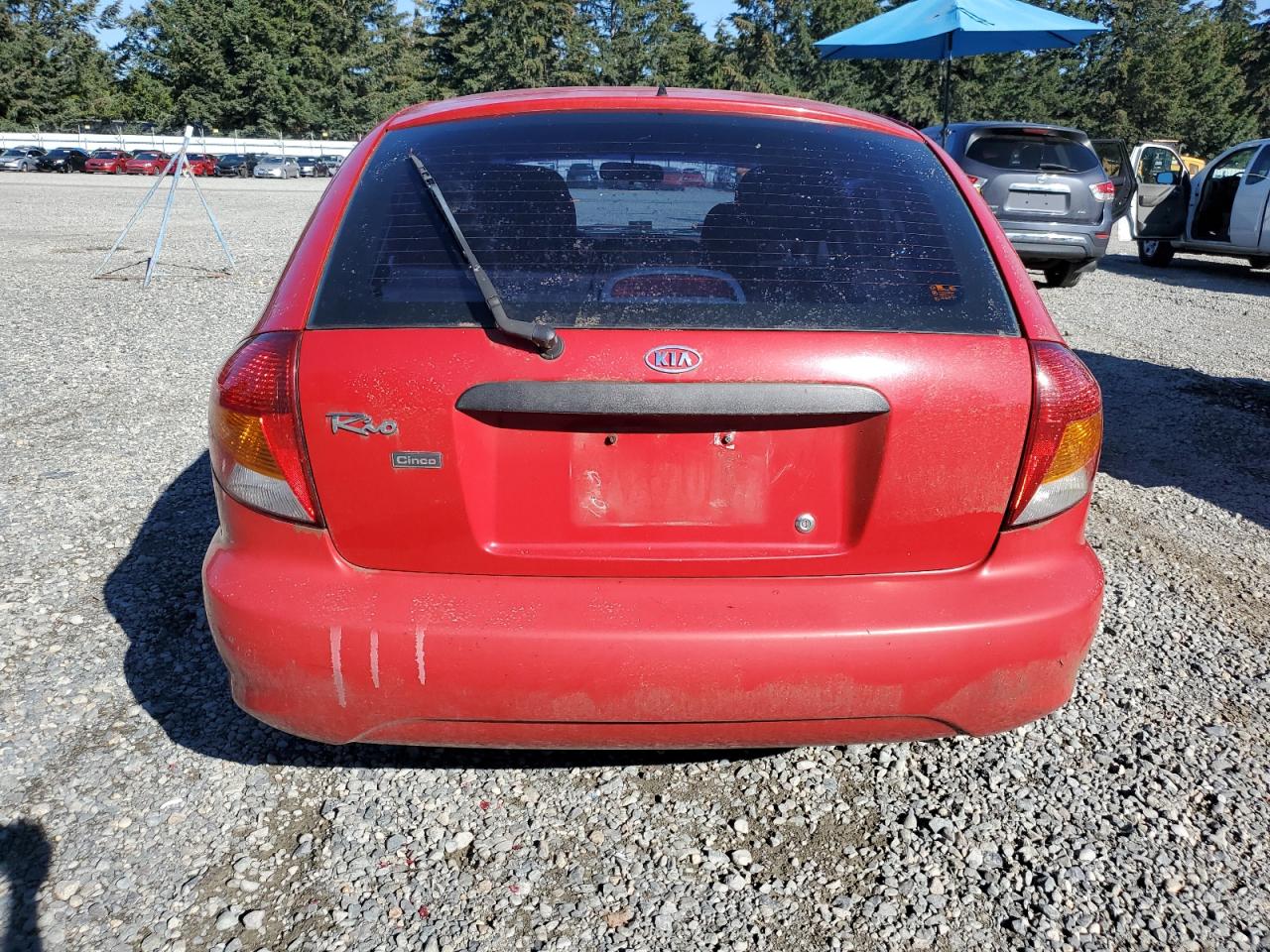 2002 Kia Rio Cinco VIN: KNADC163426090542 Lot: 71763744