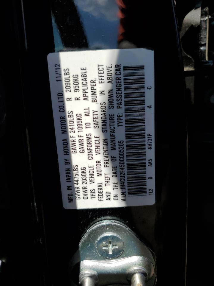 JH4CU2F45DC005205 2013 Acura Tsx