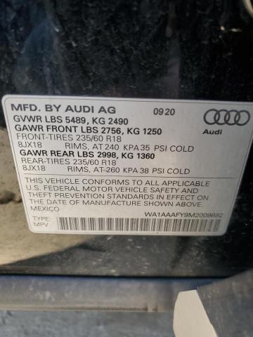 WA1AAAFY9M2009692 Audi Q5 PREMIUM 13