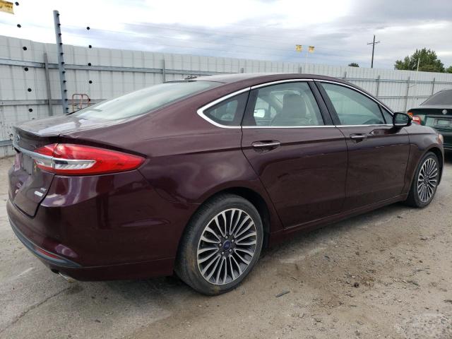 Sedans FORD FUSION 2017 Maroon