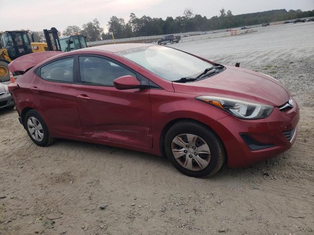 Sedans HYUNDAI ELANTRA 2016 Bordowy