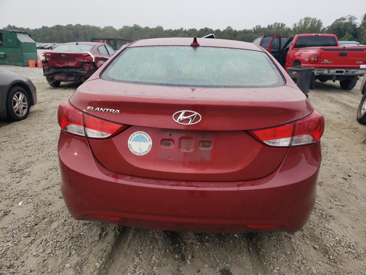 KMHDH4AEXBU092107 2011 Hyundai Elantra Gls