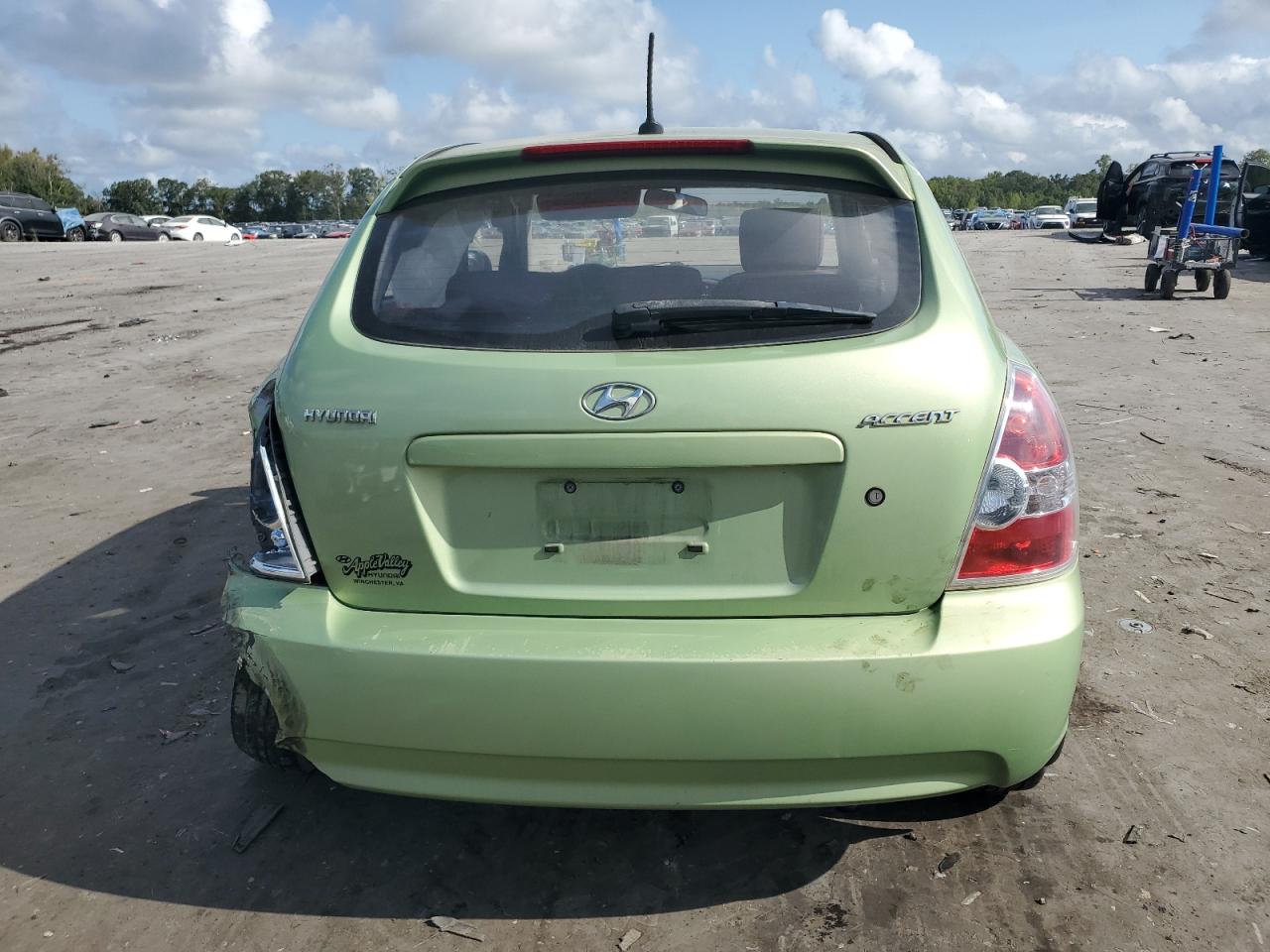 2010 Hyundai Accent Blue VIN: KMHCM3AC7AU151483 Lot: 70460624