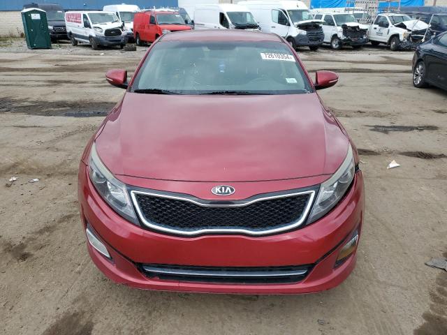 Sedans KIA OPTIMA 2015 Red