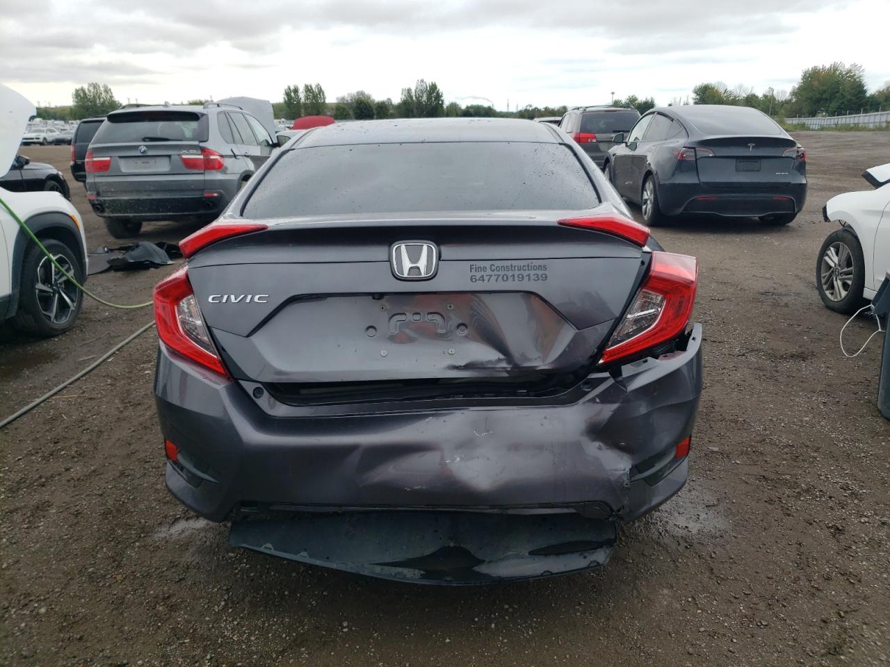 2HGFC2F87JH016138 2018 Honda Civic Ex