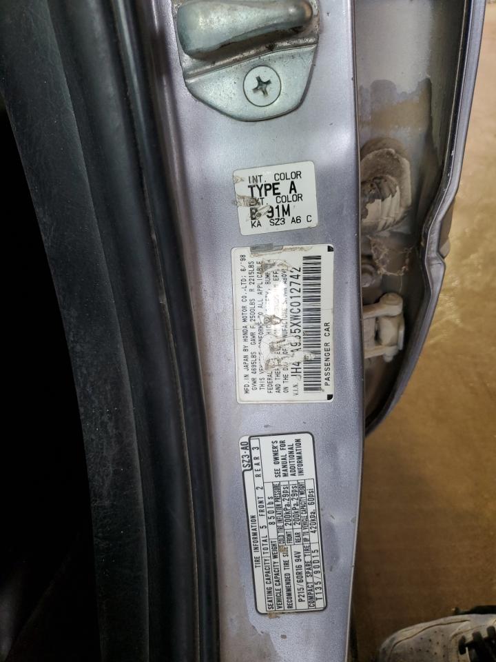 JH4KA965XWC012742 1998 Acura 3.5Rl