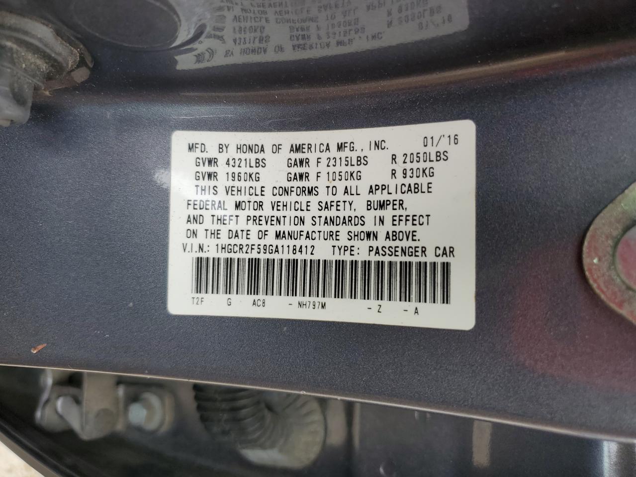 2016 Honda Accord - Image 14