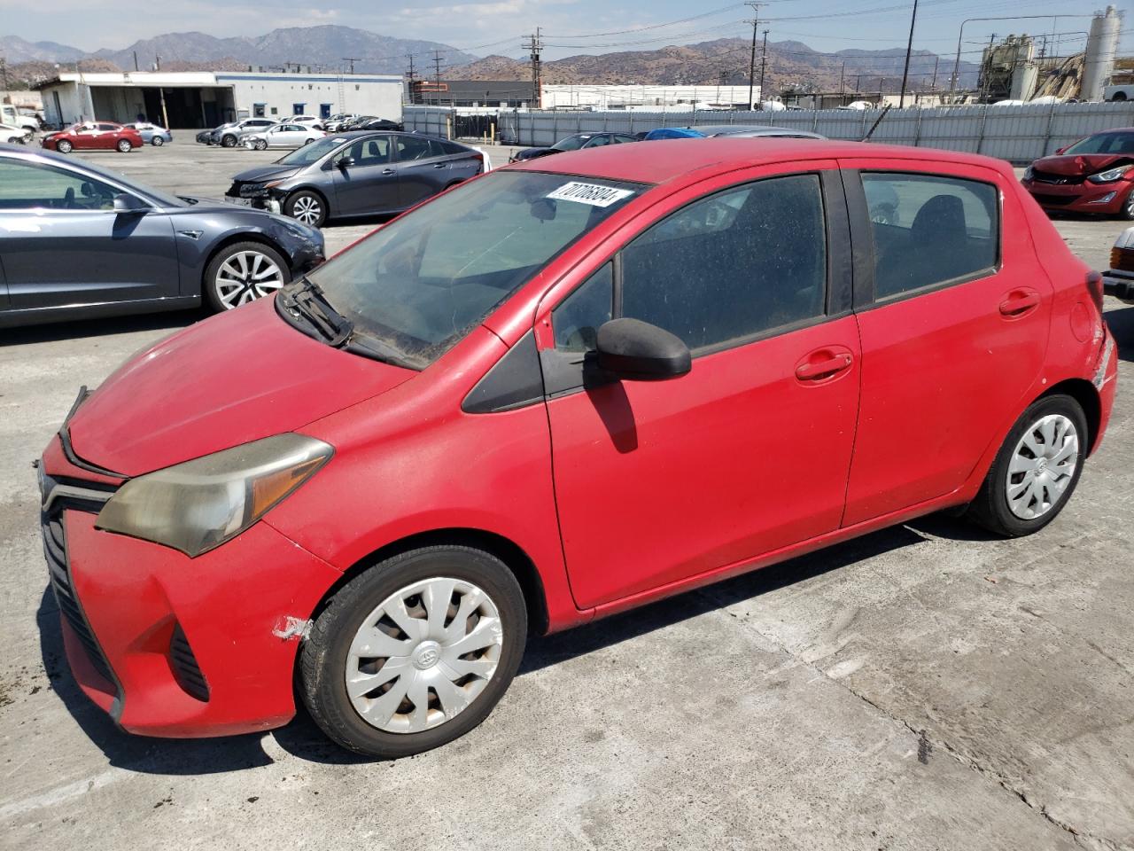 VIN VNKKTUD30FA046644 2015 TOYOTA YARIS no.1