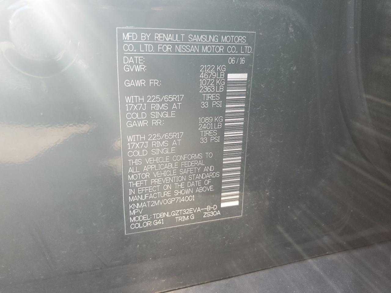 2016 Nissan Rogue - Image 13