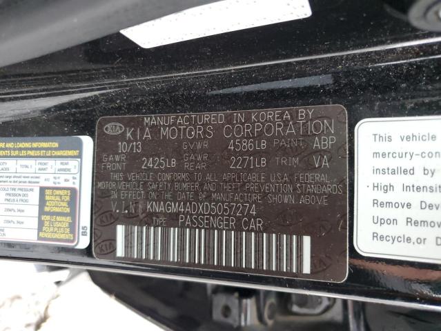2013 KIA OPTIMA HYBRID