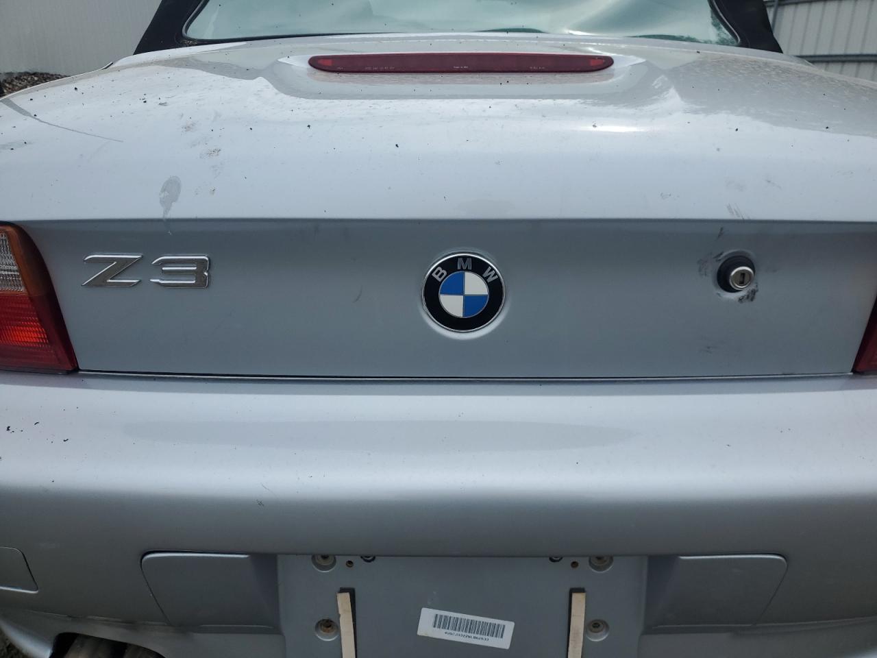 1998 BMW Z3 2.8 VIN: 4USCJ3322WLB62533 Lot: 70248524