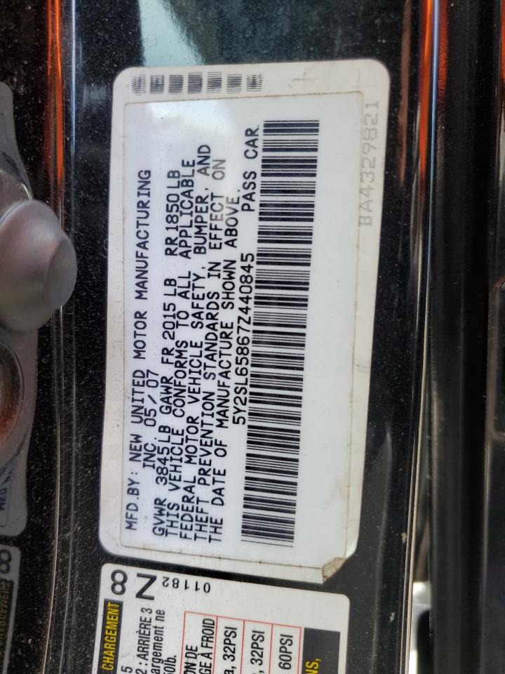 5Y2SL65867Z440845 2007 Pontiac Vibe