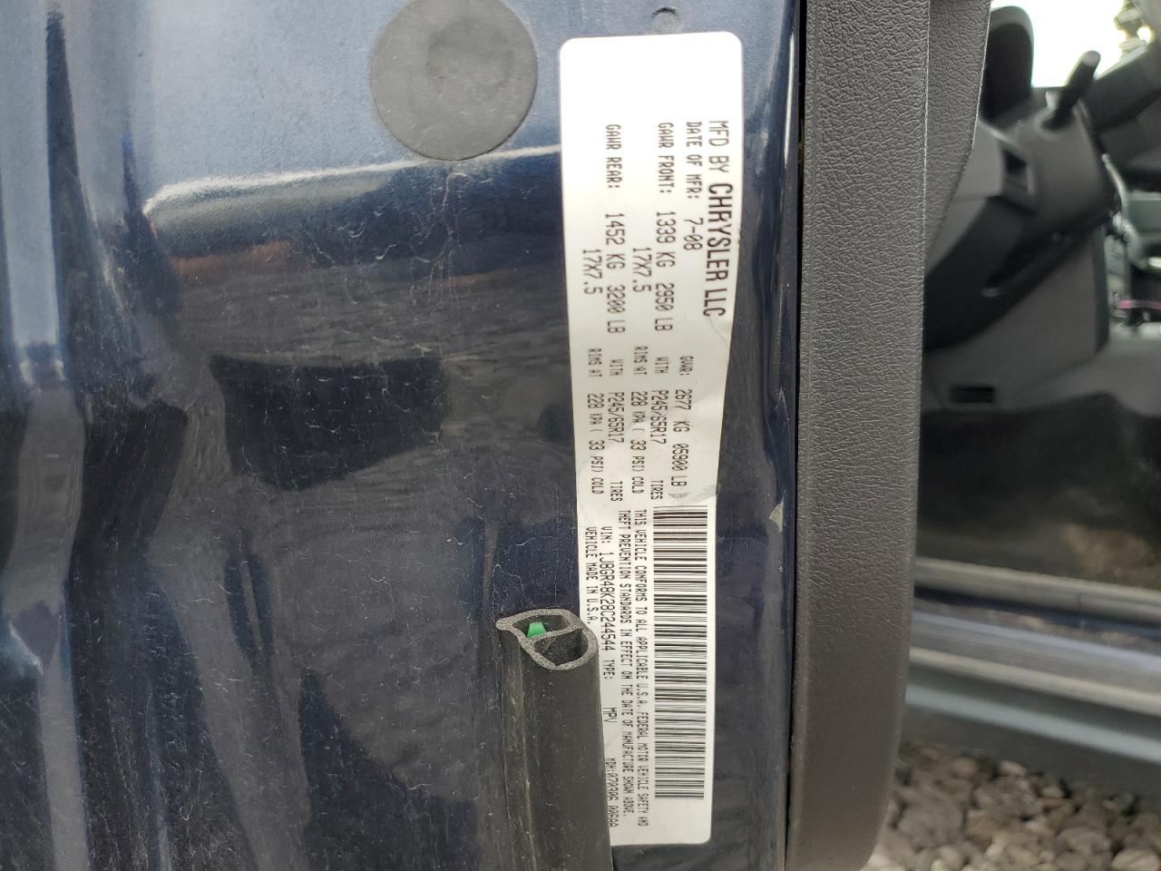 1J8GR48K28C244544 2008 Jeep Grand Cherokee Laredo
