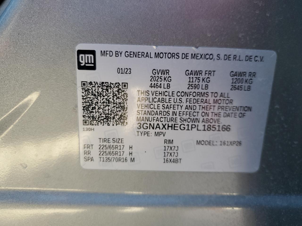 3GNAXHEG1PL185166 2023 CHEVROLET EQUINOX - Image 14