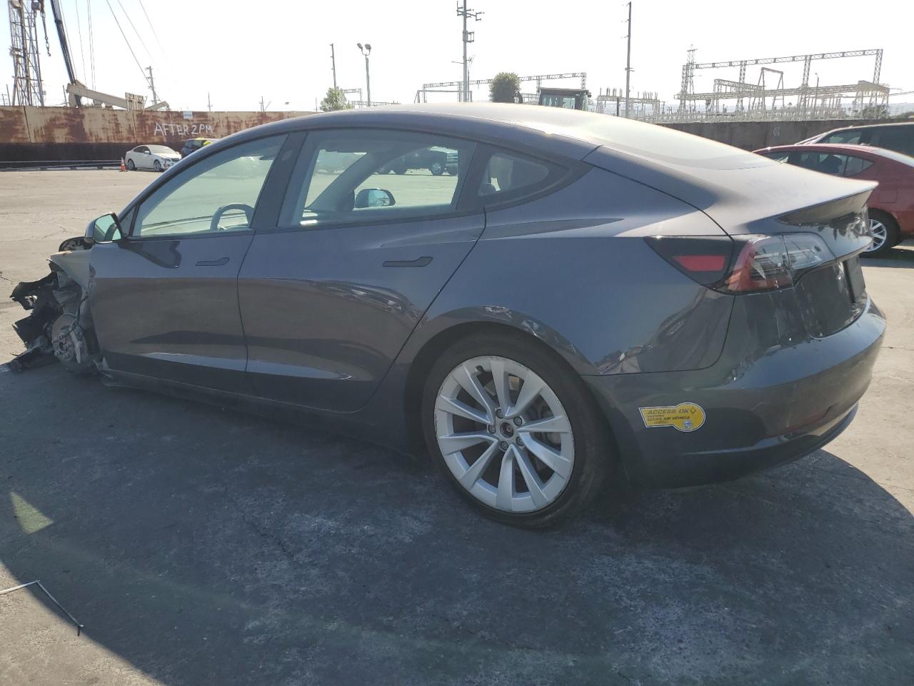 VIN 5YJ3E1EA1NF372879 2022 TESLA MODEL 3 no.2