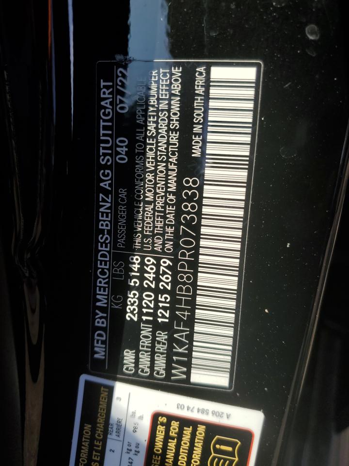 W1KAF4HB8PR073838 2023 Mercedes-Benz C 300 4Matic