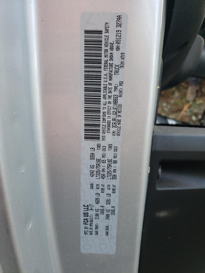 3C6URVJG2JE108863 2018 Ram Promaster 3500 3500 High