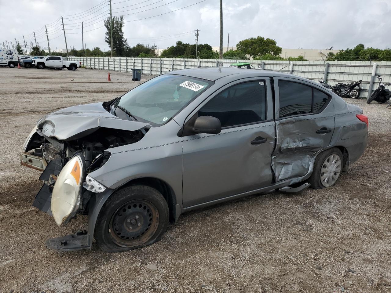 VIN 3N1CN7AP4DL842936 2013 NISSAN VERSA no.1