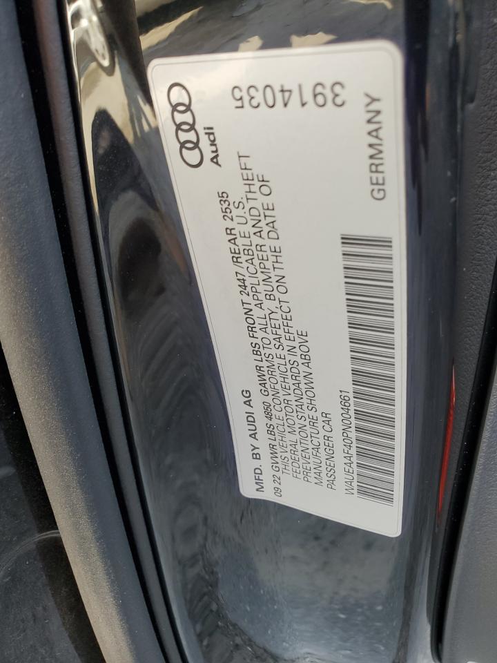 WAUEAAF40PN004661 2023 Audi A4 Premium Plus 45