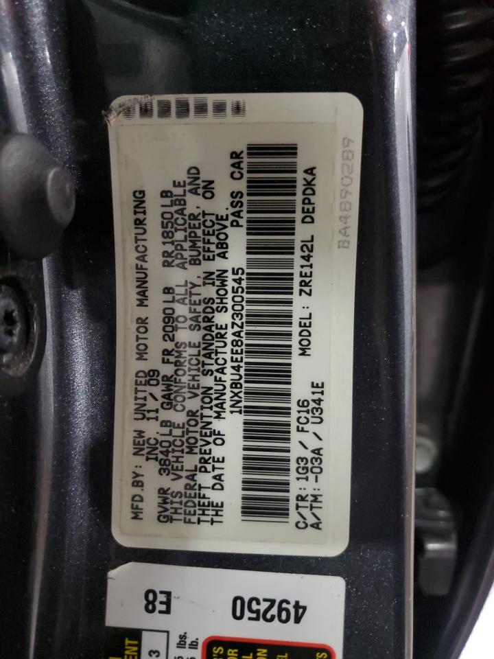 1NXBU4EE8AZ300545 2010 Toyota Corolla Base