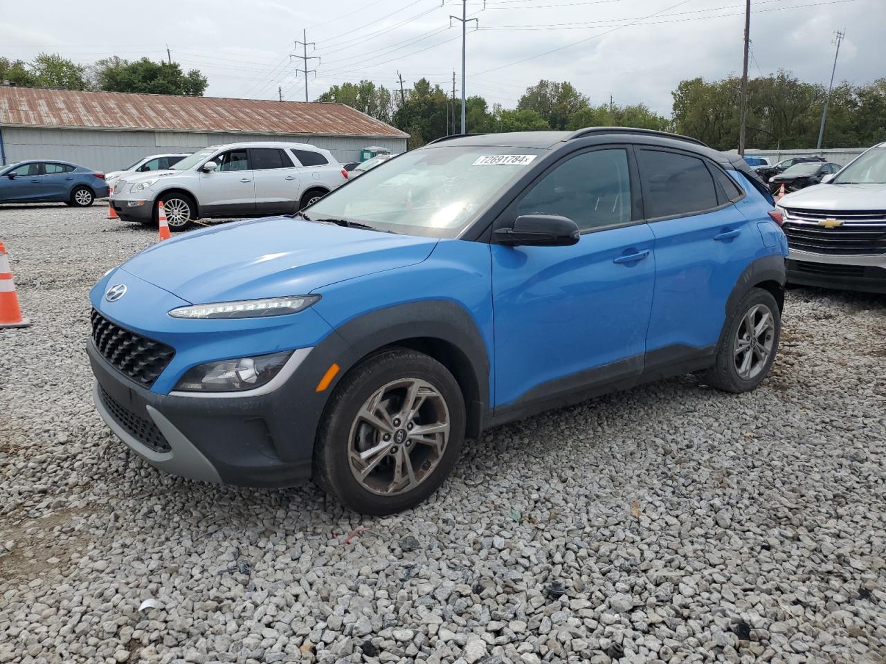 KM8K62AB3NU883543 2022 Hyundai Kona Sel