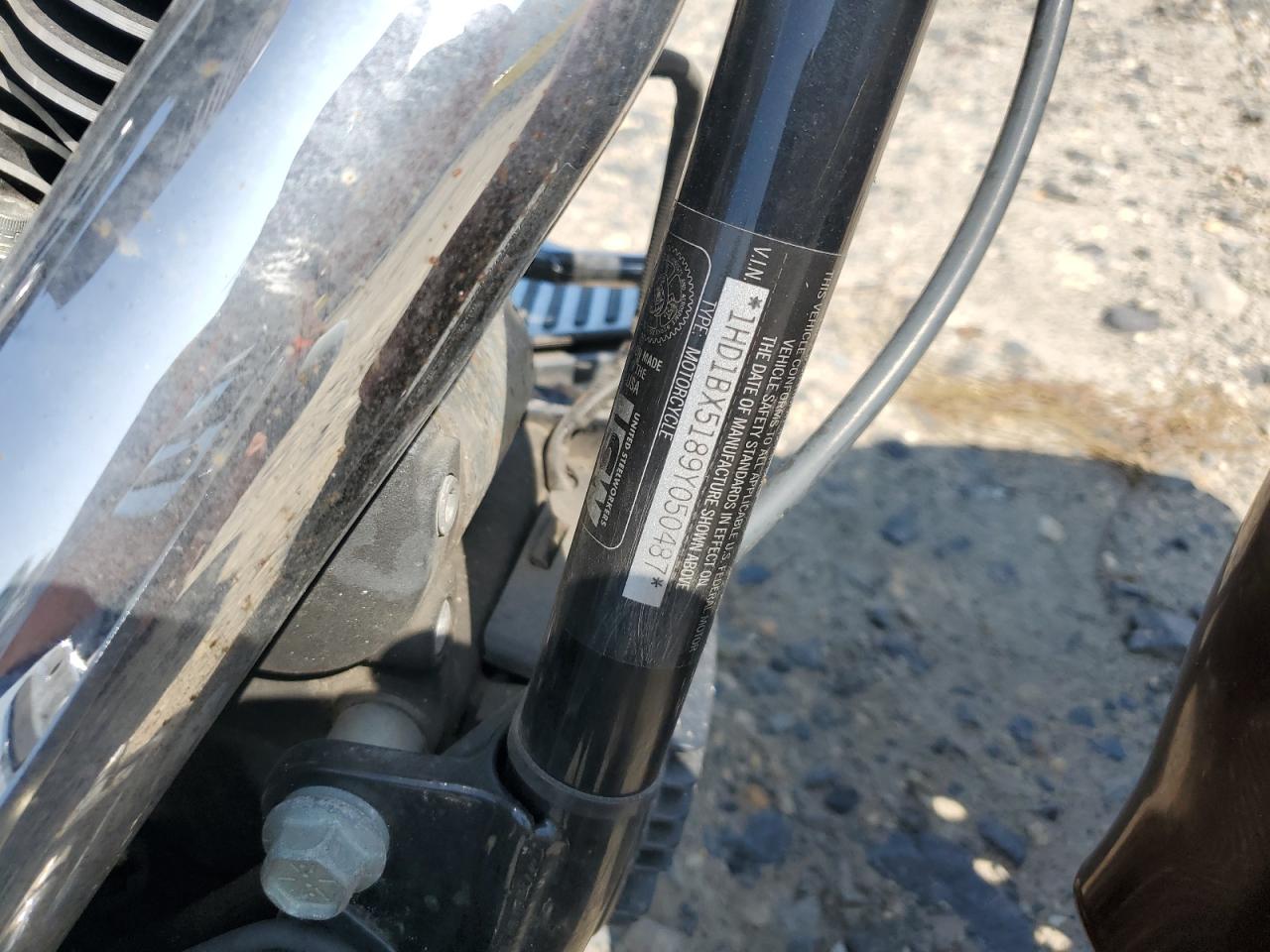 2009 Harley-Davidson Flstf VIN: 1HD1BX5189Y050487 Lot: 70017244