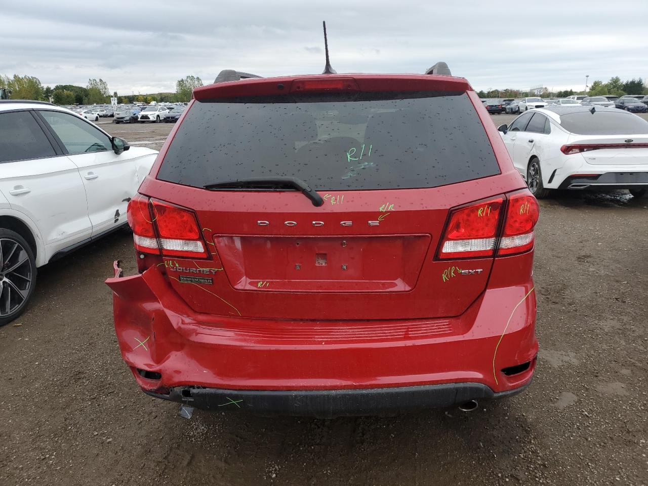 2013 Dodge Journey Sxt VIN: 3C4PDCCG3DT596601 Lot: 72743844