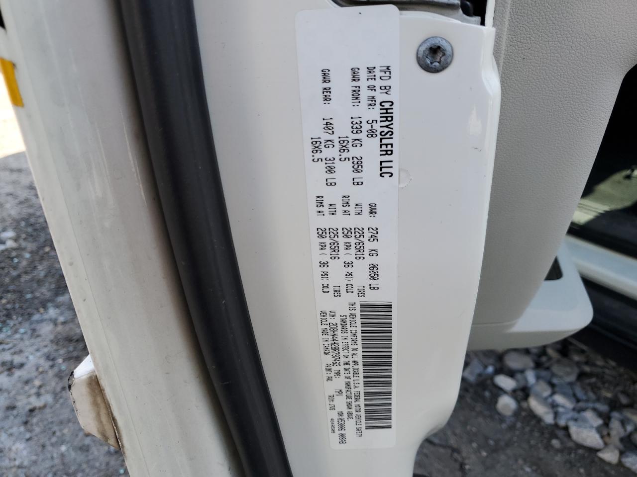 2D8HN44H28R797463 2008 Dodge Grand Caravan Se