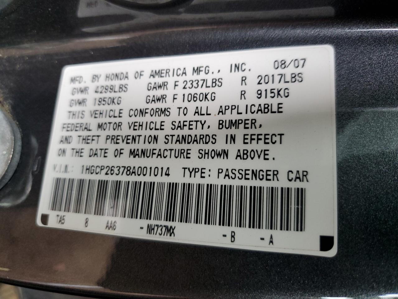 2008 Honda Accord - Image 14