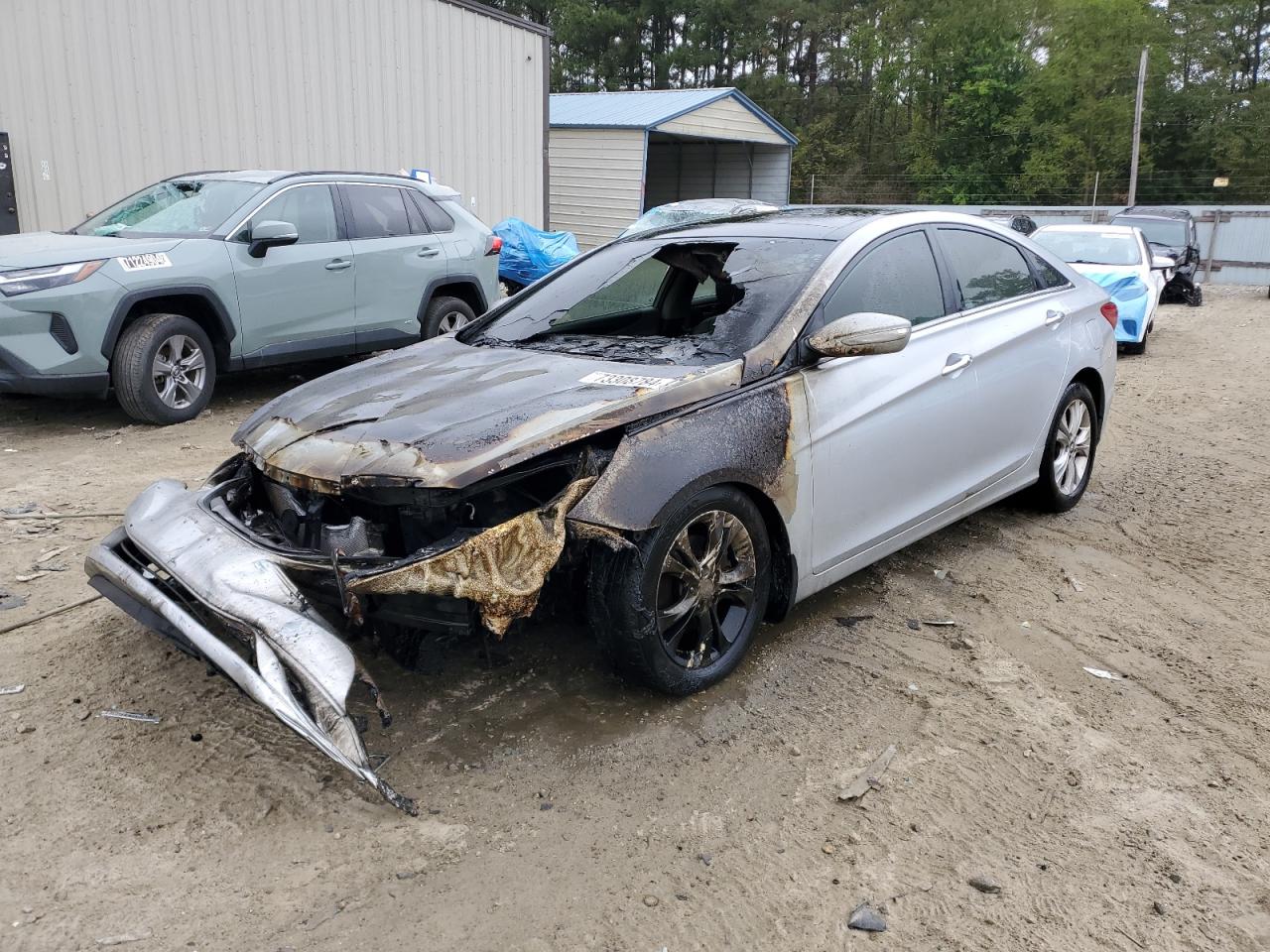 2012 Hyundai Sonata Se за продажба в Seaford, DE - Burn - Engine