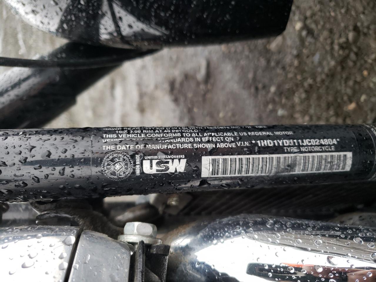 2018 Harley-Davidson Flsl Softail Slim VIN: 1HD1YDJ11JC024804 Lot: 66949404