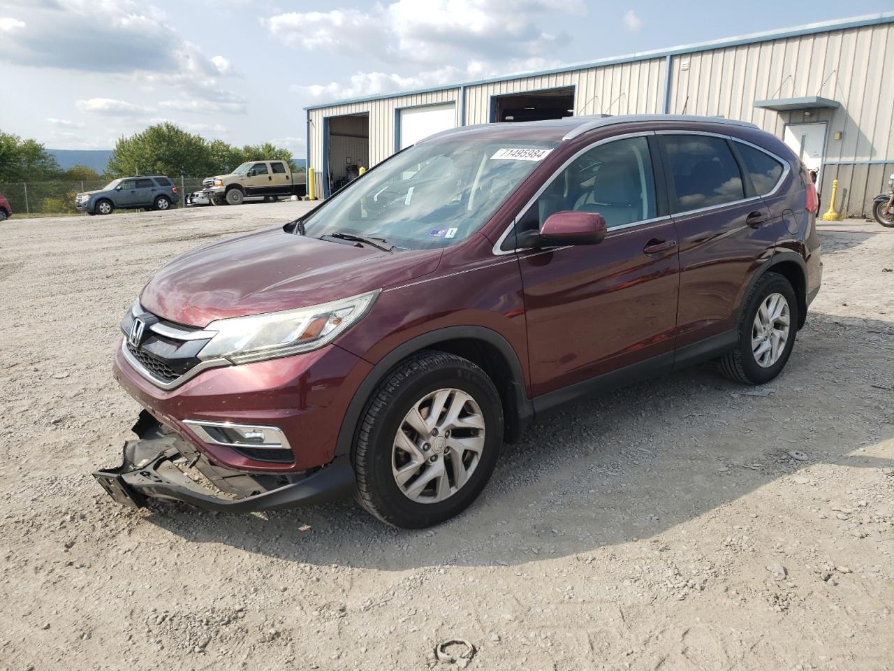 2HKRM4H70FH609038 2015 Honda Cr-V Exl