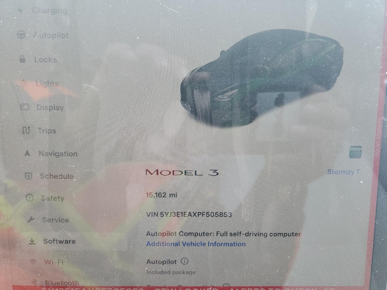 2023 Tesla Model 3 VIN: 5YJ3E1EAXPF505853 Lot: 72374594