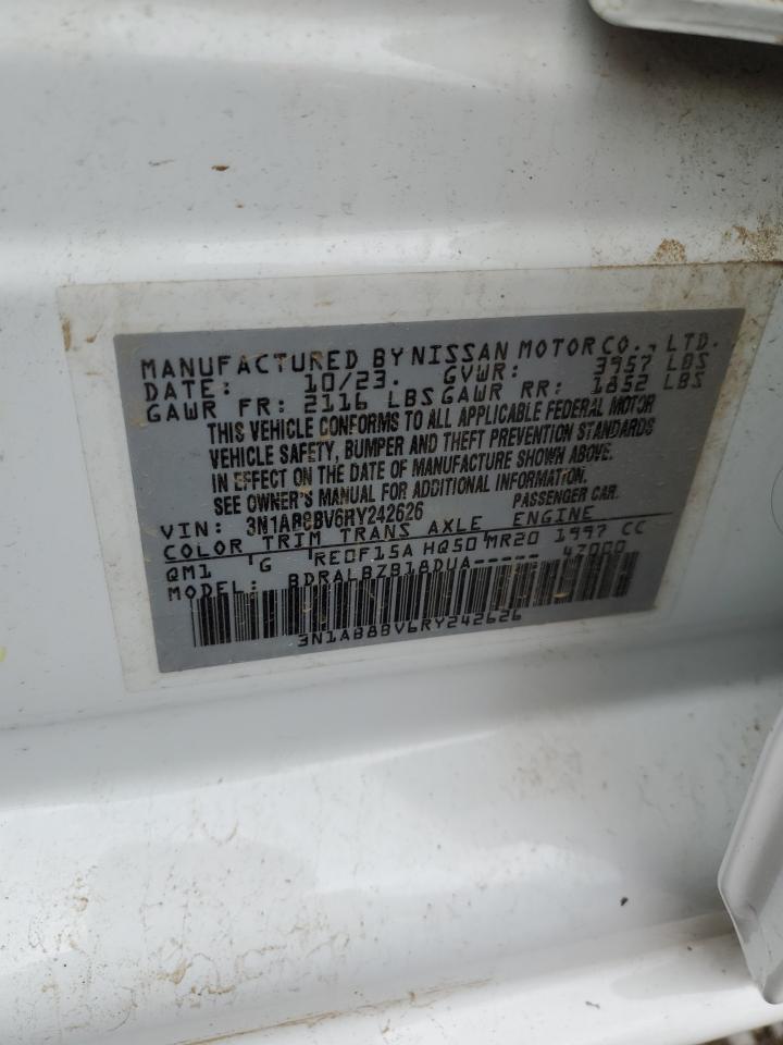 3N1AB8BV6RY242626 2024 Nissan Sentra S