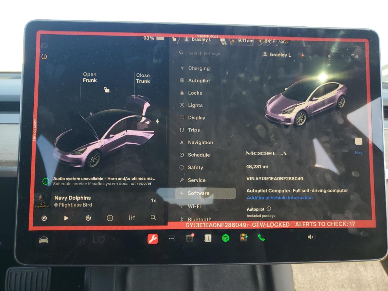 5YJ3E1EA0NF288049 2022 Tesla Model 3