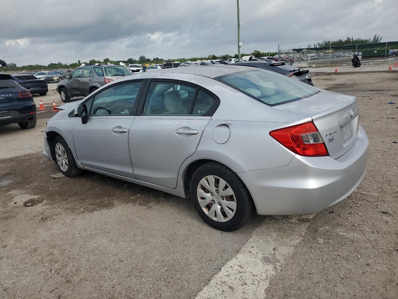 2012 Honda Civic Lx VIN: 2HGFB2F57CH573935 Lot: 73376444