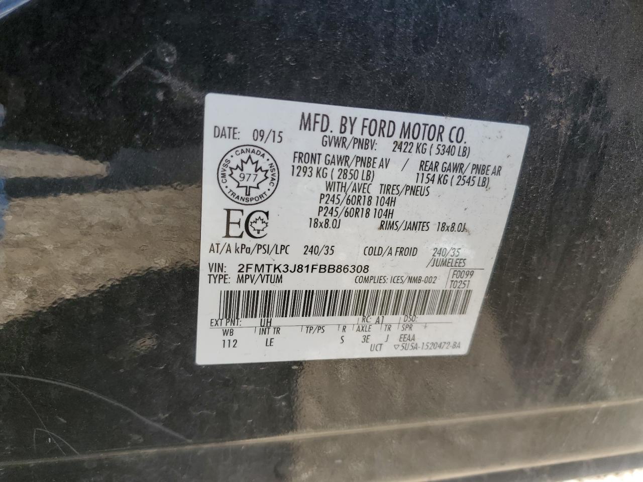2015 Ford Edge - Image 13